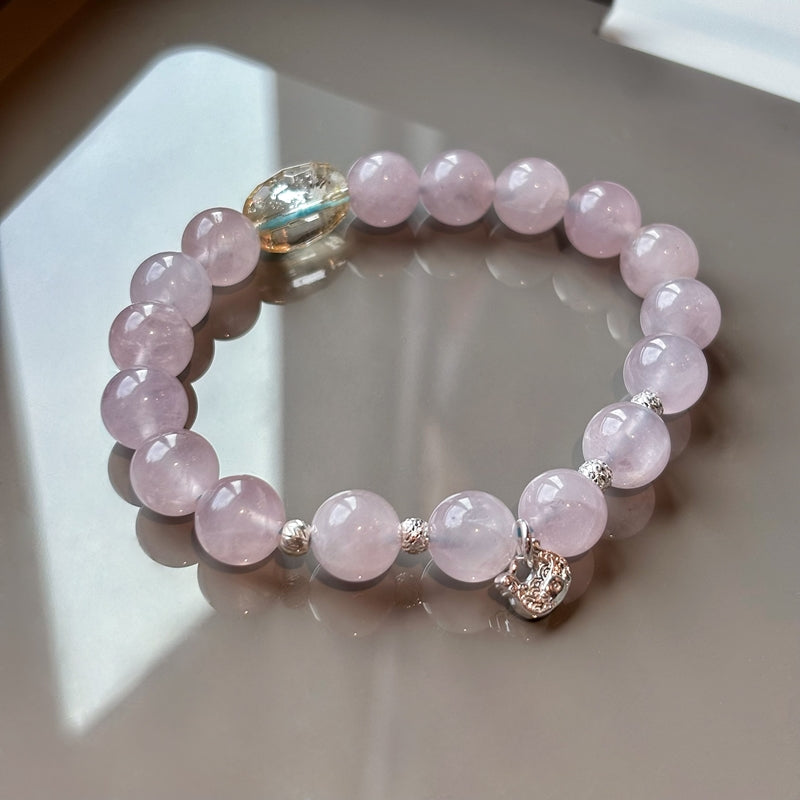 May 3 Birthstone Necklace – Semi-Precious Gemstone Settings Jewelry